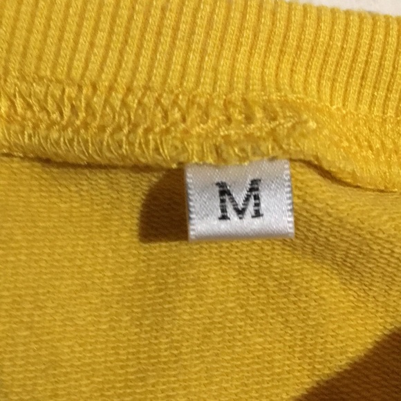 Dog Mom Yellow Sweatshirt: Size Medium - Picture 4 of 6